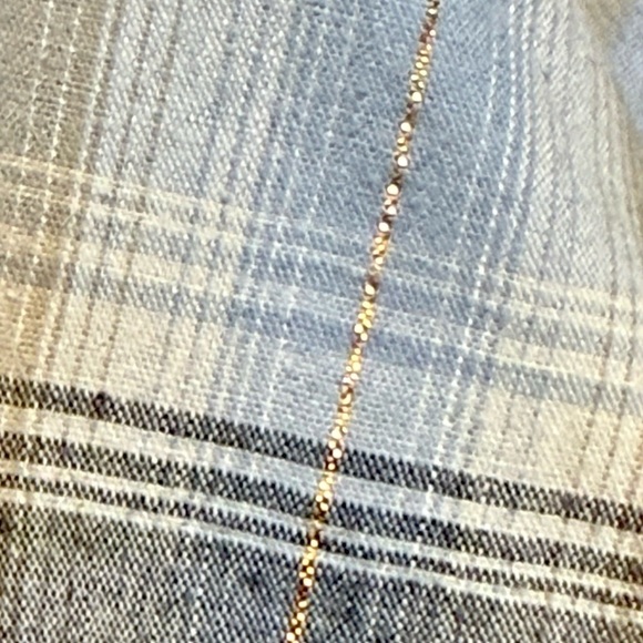 ⛵️Roper Blue Plaid Snap Down short Sleeve Shirt - Picture 9 of 12